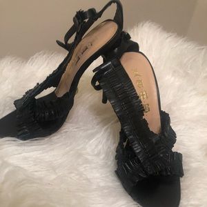 L.A.M.B. black stiletto heel Size 7 1/2